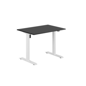EASY Hæve/Sænkebord m/1 motor 100x70cm-EASY Hæve/Sænkebord m/1 motor 100x70cm  SORT-HVID