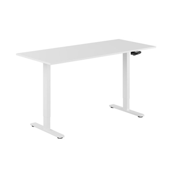 ECO Hæve/Sænkebord manuelt 160x70cm-ECO Hæve/Sænkebord manuelt 160x70cm  HVID-HVID
