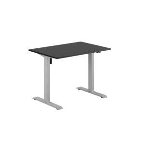 EASY Hæve/Sænkebord m/1 motor 100x70cm-EASY Hæve/Sænkebord m/1 motor 100x70cm  SORT-GRÅ