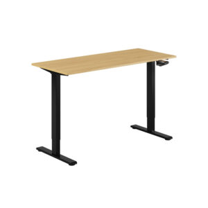 ECO Hæve/Sænkebord manuelt 140x60cm-ECO Hæve/Sænkebord manuelt 140x60cm  EG-SORT