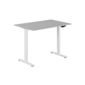 ECO Hæve/Sænkebord manuelt 120x80cm-ECO Hæve/Sænkebord manuelt 120x80cm  GRÅ-HVID