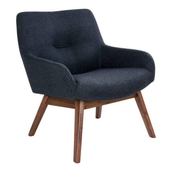 Signe lounge stol - Valnøtt-mørk