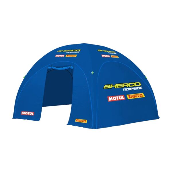 Side med rullegardin for Air Cover 5x5m, Fullprint, en side