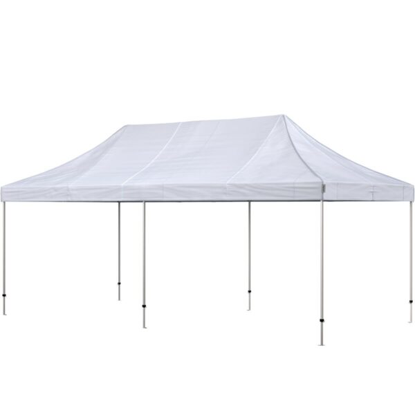 Quick-up telt Komplet 4x8m Premium - Hvit