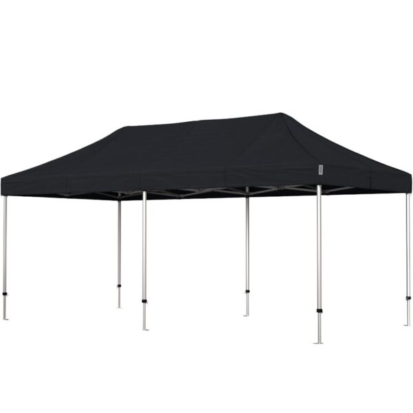 Quick-up telt Komplet 3x6m HEXA Heavy Duty - Sort