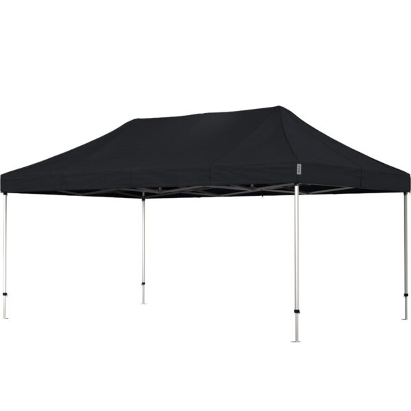 Quick-up telt Komplet 4x6m HEXA Heavy Duty - Sort