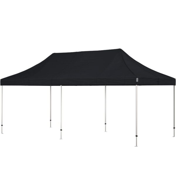Quick-up telt Komplet 4x8m HEXA Heavy Duty - Sort