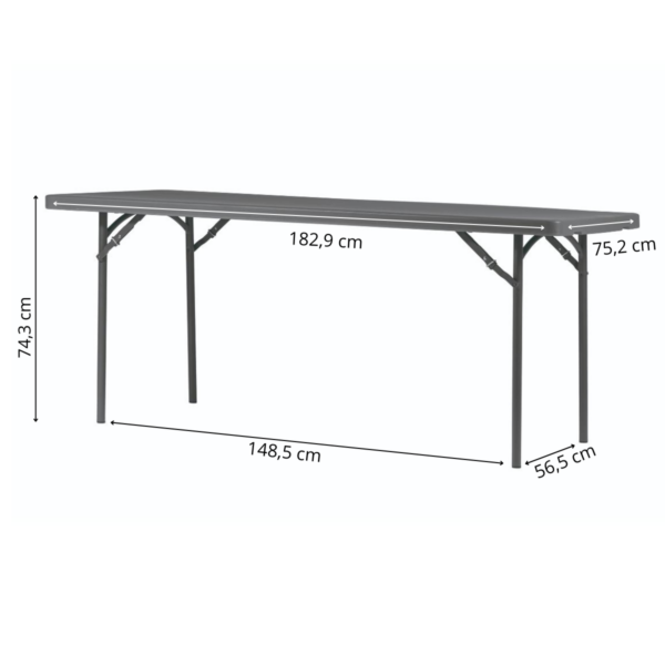 Zown New Classic - klappbord XL 180x75 cm - Bilde 2