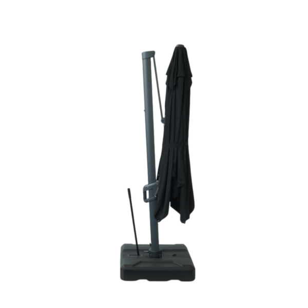 Hjørneparasol v.2 3x3m 280gr/m2 polyesterduk - NY - Bilde 10