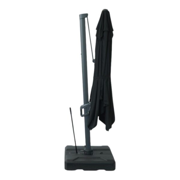 Hjørneparasol v.2 3x3m 280gr/m2 polyesterduk - NY - Bilde 8