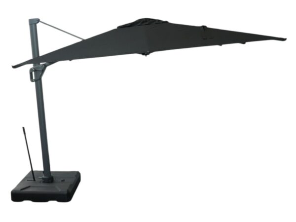 Hjørneparasol v.2 3x3m 280gr/m2 polyesterduk - NY - Bilde 17