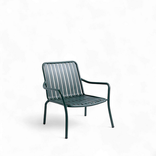 Stabelbar loungestol, metall