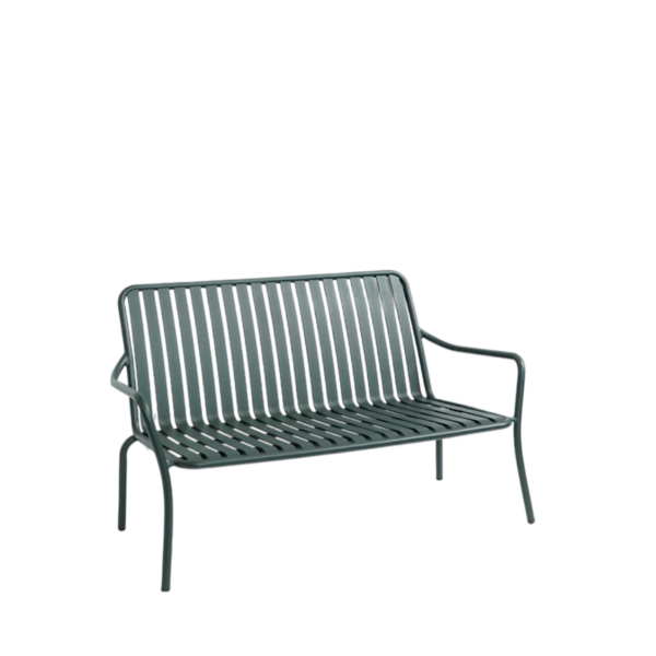 Lounge-sofa i metall, stapelbar