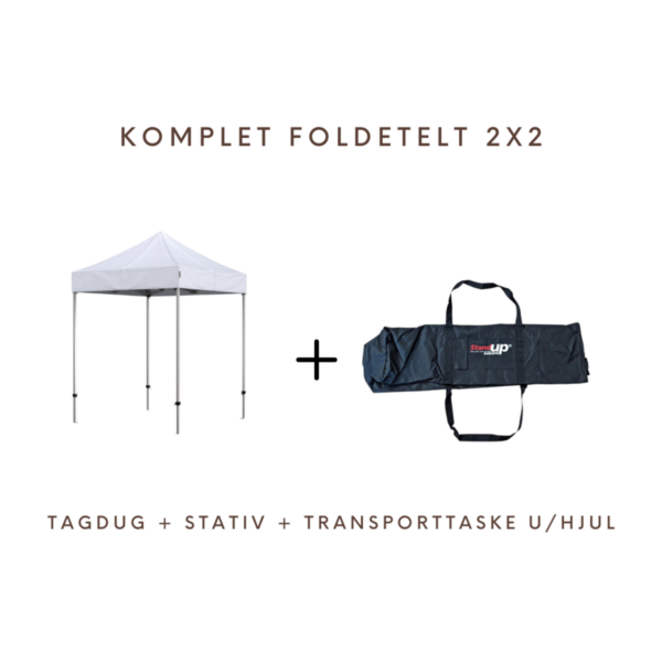 Quick-up telt Komplett 2x2m Premium - Bilde 2