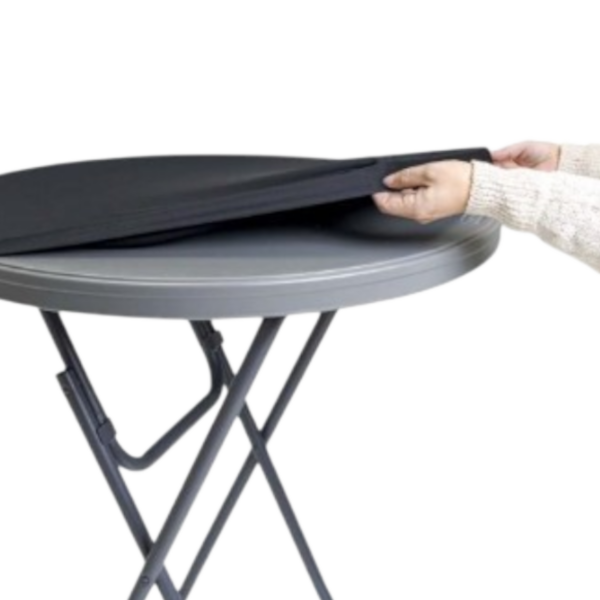 Stretch Top til ståbord pk. med 10 stk. - Svart