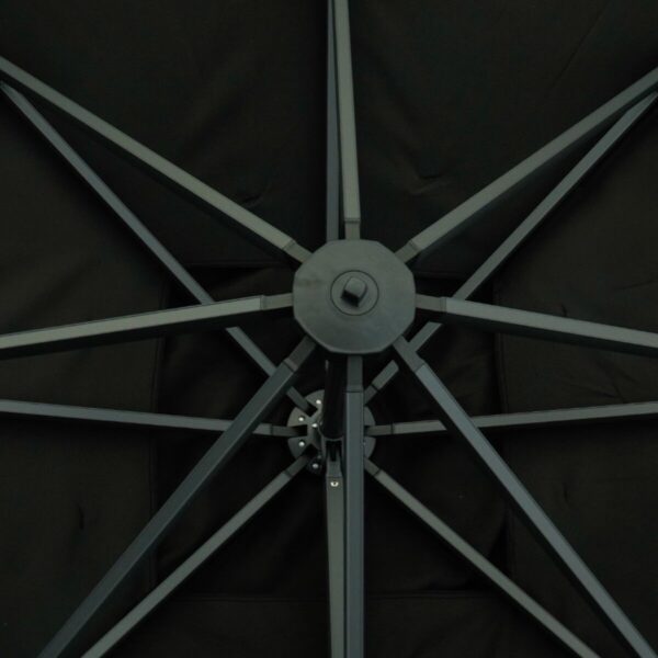 Hjørneparasol v.2 3x3m 280gr/m2 polyesterduk - NY - Bilde 7