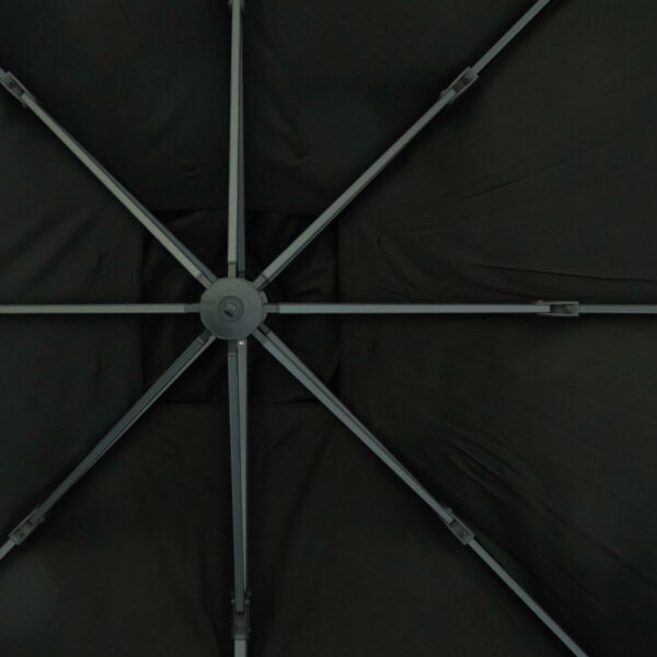 Hjørneparasol v.2 3x3m 280gr/m2 polyesterduk - NY - Bilde 4