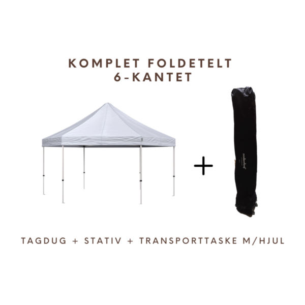 Quick-up telt Komplet 6-kantet, HEXA 40mm - Bilde 2