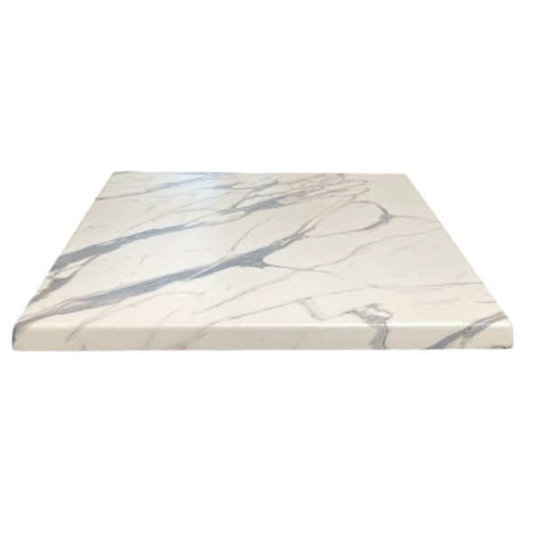 Carrara marmorlook bordplate firkantet - Bilde 2