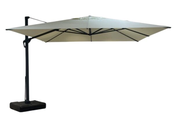 Hjørneparasol v.2 3x3m 280gr/m2 polyesterduk - NY - Bilde 2