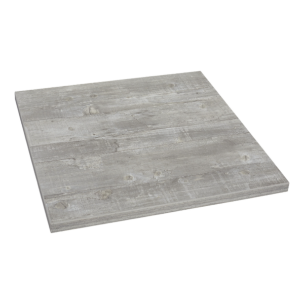 Atrium Grå bordplate firkantet Exteriolit - 70x70cm