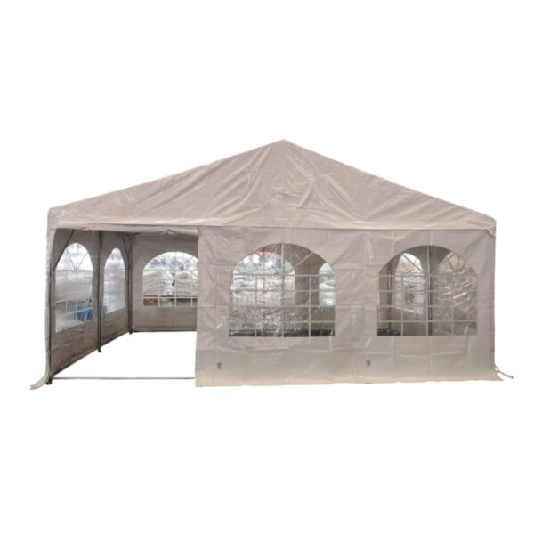 Startfag SEMI-PRO 6x4m inkl. sider, tak og gavl