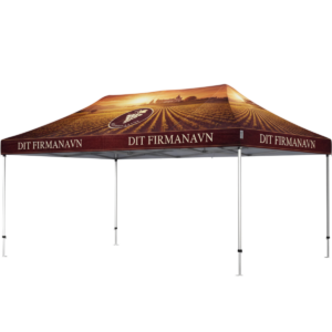 Quick-up telt Komplet 4x6m HEXA Heavy Duty - Fullprint