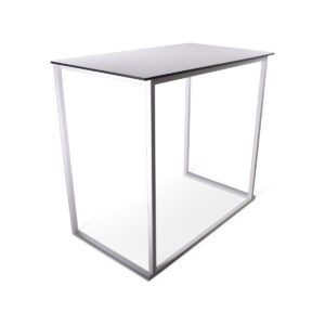 Square Ståbord 120x70cm - Sort-hvitt