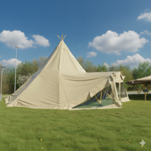 DEMO MODEL Teepee Ø10,5 i PVC - Khaki