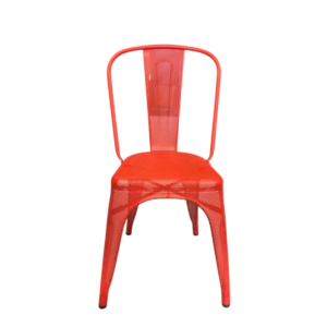 Tolix A stol perforert - rød