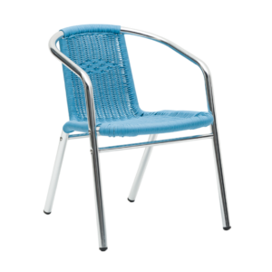 Amsterdam - Caféstol - flet - Blå