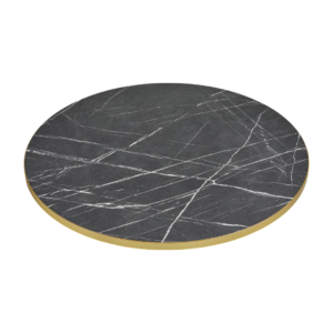 Black Pietro Grigio bordplade rund Lamidur - ø70 cm