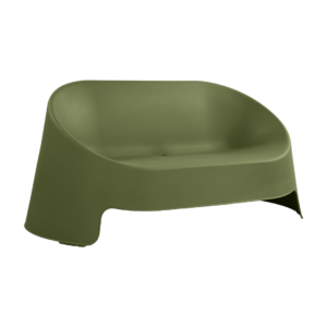 Loungesofa, stabelbar - Olivengrøn