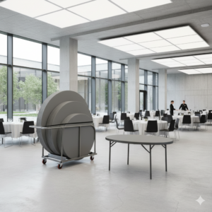 12 Zown Planet Ø160 klappbord inkl. bordvogn