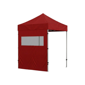 Standup side m/vindu 2m - Rød