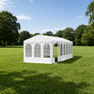 Partytelt Komplett 3 x 9 mtr. HVIT