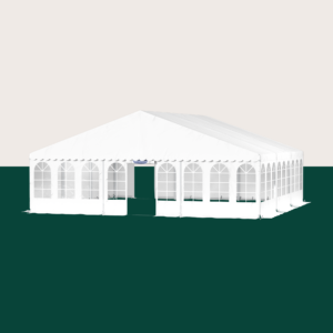 Partytelt Komplet 9 x 9 mtr. HVIT - Hvit