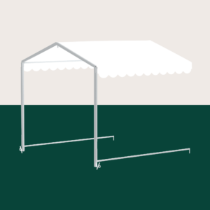 Udvid.fag 3x3m - Hvit