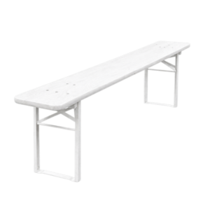 Brau Benk 220x25 cm - Hvit