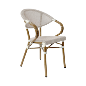 Paris 2 - Caféstol m. armlen - Beige