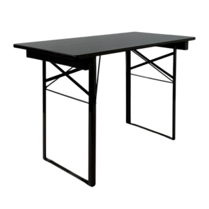 Standard balkon bord 120x60cm - Sort