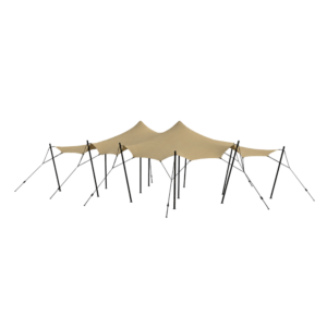 Stretch tent 6x9m -SAND - Komplet - Sand