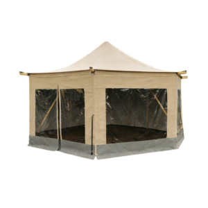 Sider til Timber Top 6x6m sæt af 4 sider - Canvas
