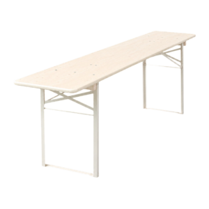 Brau Bord 220x50 cm - Hvid
