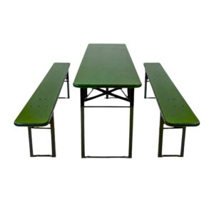 Brau Bord/bænk sæt 220x50 cm - Grøn