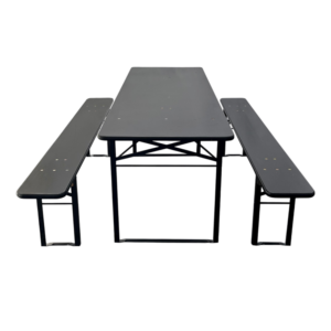 Brau Bord/bænk sæt 220x67 cm - Sort