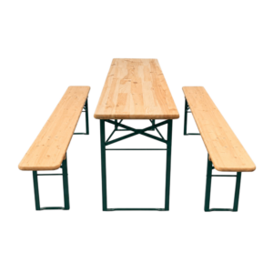 Standard bord-/bænkesæt 220x50cm Naturfarvet