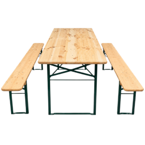 Standard bord-/bænkesæt 220x80cm Naturfarvet