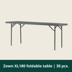 Zown XL180 klapbord | 30 stk.