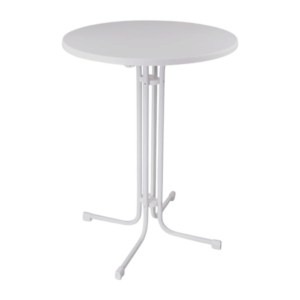 Limburg Ståbord Ø80cm - Hvid-hvid